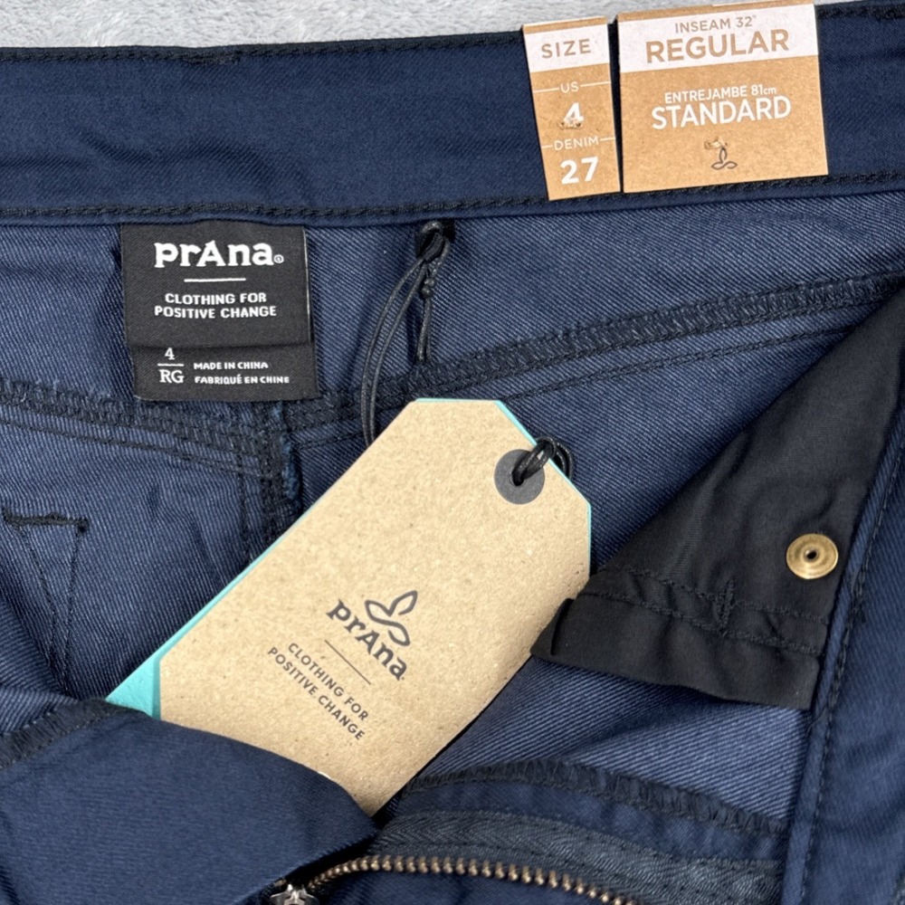 PRANA Kayla High Rise Jean Women 4 RG Indie Blue Stretch Organic Denim NWT - Picture 5 of 10